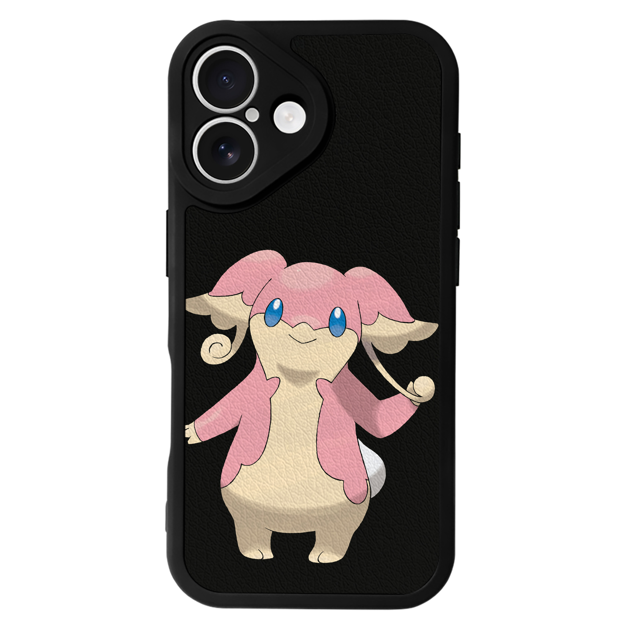 （画像用） ポケットモンスター Pokémon 【iPhone 16シリーズ対応】シリコンスマホケース（レザー調） 材質：シリコン